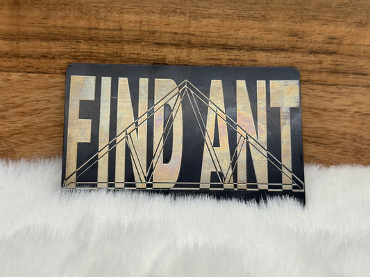 Engraved NFC cards