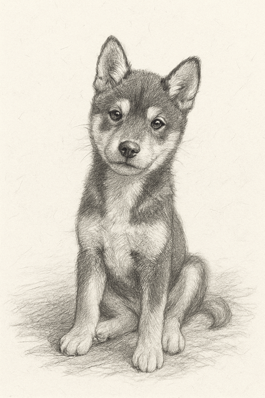 Custom digital sketch