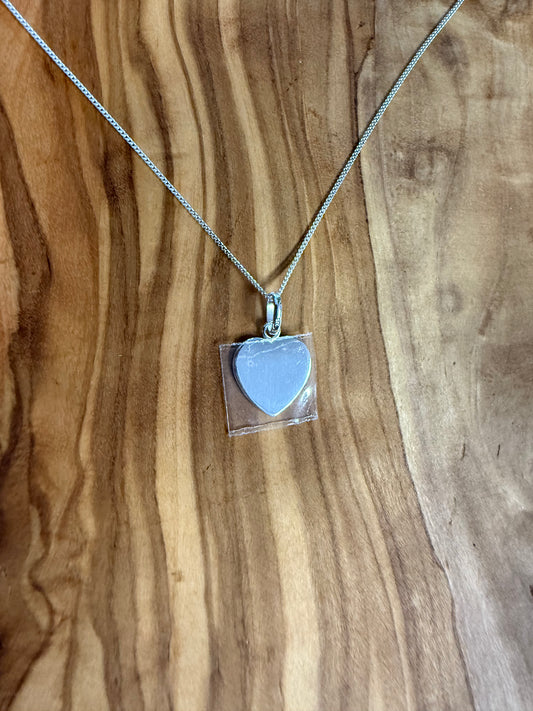 Small silver heart