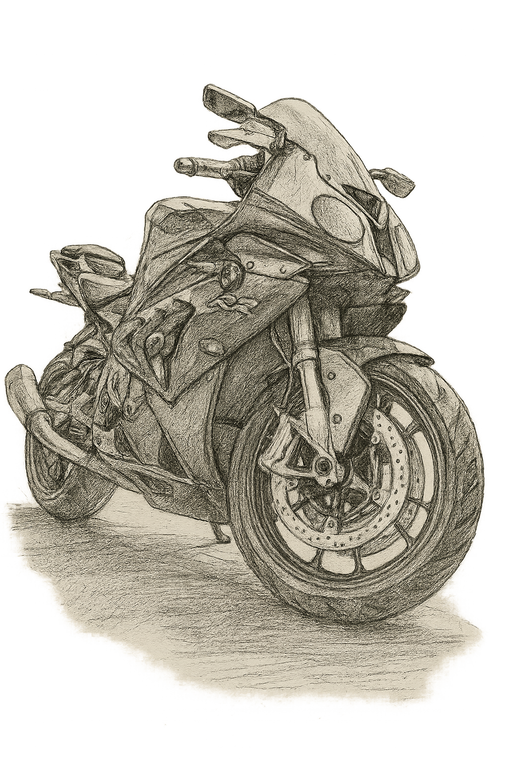 Custom digital sketch